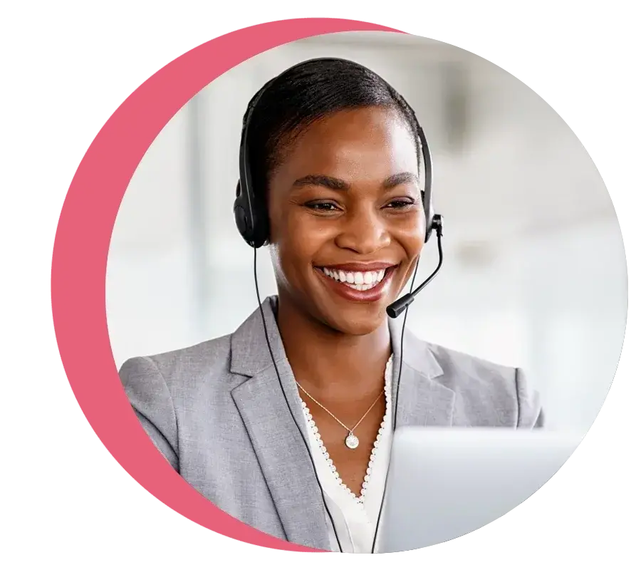 Call center agent and customer service